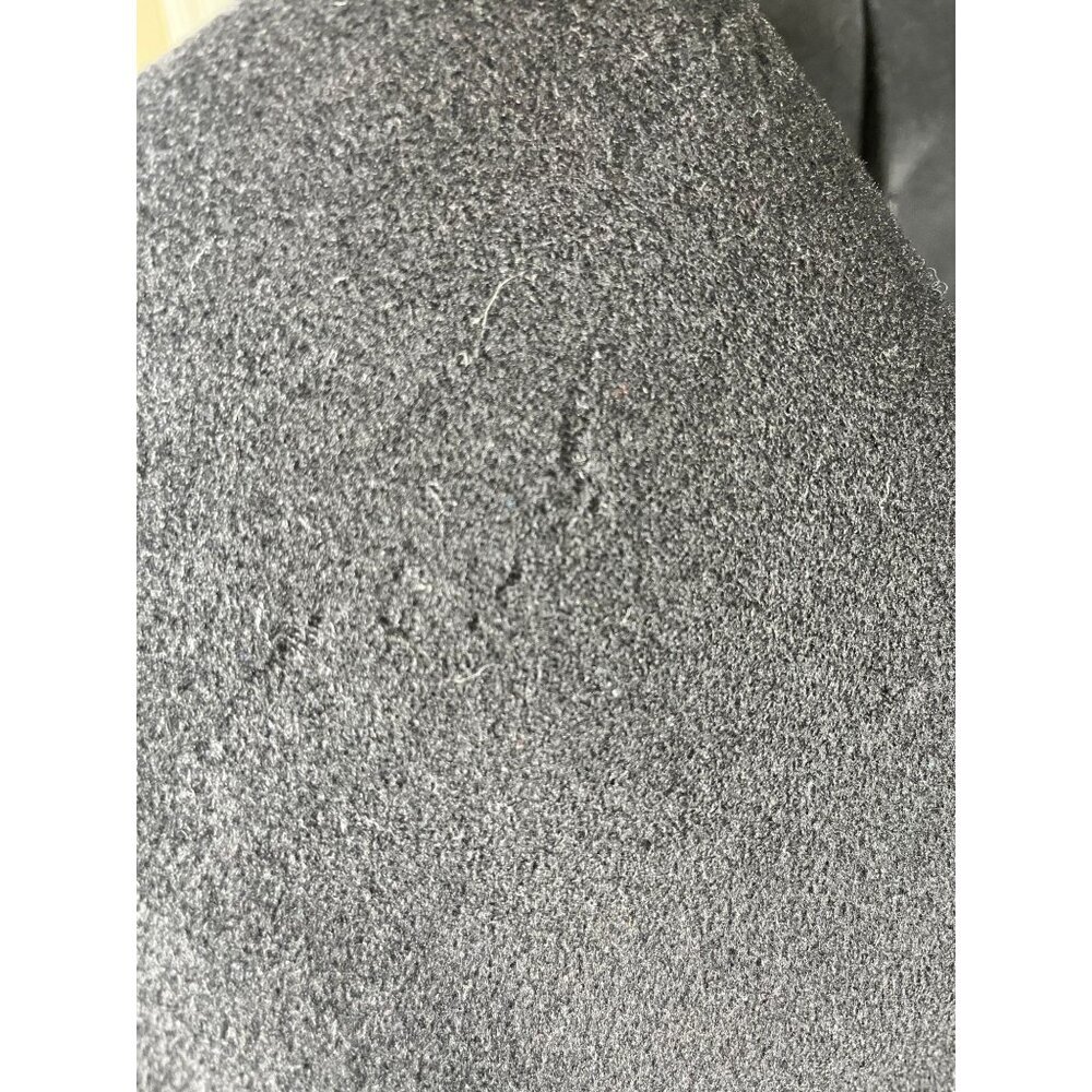 Cashmere Woven Ralph Lauren Top Coat Black Designer Neutral Classic Italy Long - Picture 13 of 15